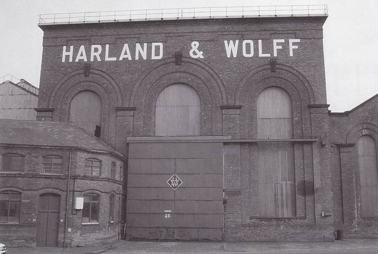 L'ingresso della Harland & Wolff.