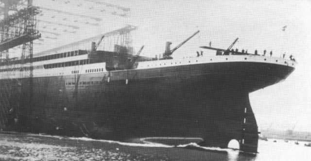 Furono necessari 22 tonnellate di sego, olio di balena e sapone in pasta, per ingrassare il percorso, quando il TITANIC venne varato.