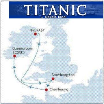 Belfast-Southampton-Cherbourg-Queenstown