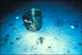 Una pentola di rame.
