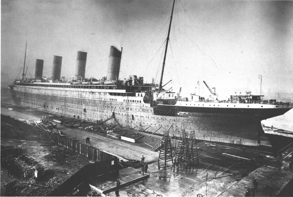 Il TITANIC in attesa dei lavori di rifinitura.