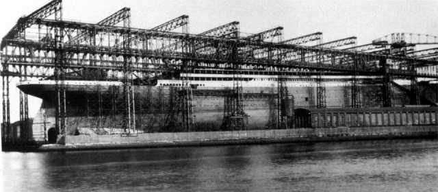 Il TITANIC qualche giorno prima del varo.