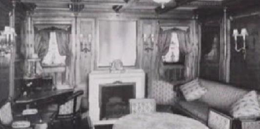 La suite B52 occupata da Ismay sul TITANIC.
