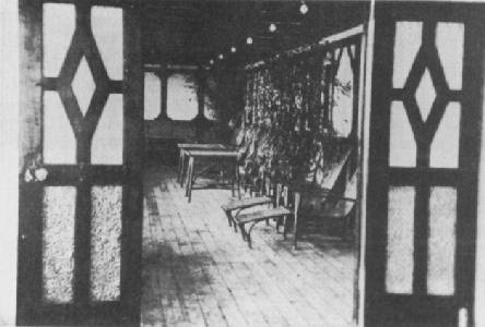 La passeggiata privata della suite B52-B54-B56.