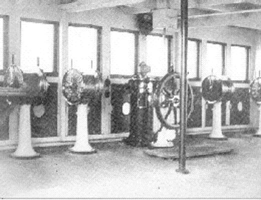La timoniera dell'Olympic.