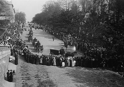 New York: i funerali di John Jacob Astor.