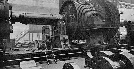 Una turbina Parsons.